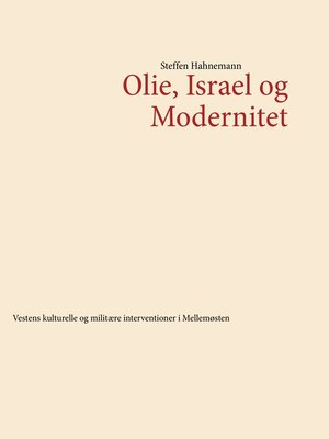 cover image of Olie, Israel og Modernitet